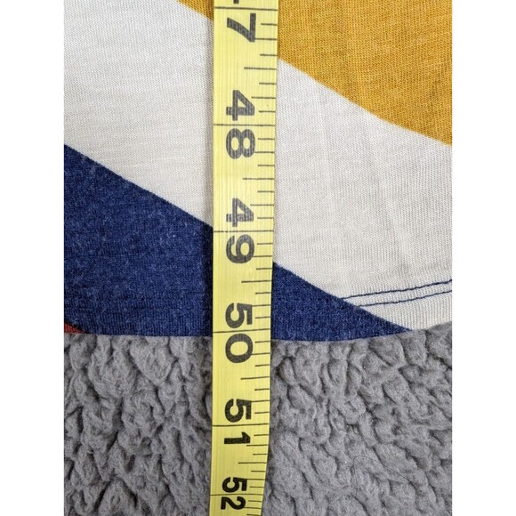 Bisou Bisou Maxi Dress Strapless Smock Chevron Color Block Size 14 Sundress - Picture 7 of 7